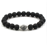 Volcanic Stone Bracelet Chakra Yoga 8mm – Jewelry Gift Ideas — 4