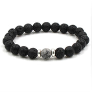 Volcanic Stone Bracelet Chakra Yoga 8mm – Jewelry Gift Ideas — 4