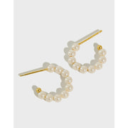 Simple Geometric Ring Shell Earrings Niche All-match – Practical Gifts — 5