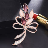 Diamond Set High-grade Brooch Female Silk Scarf buckle – Stylish Gifts — 5