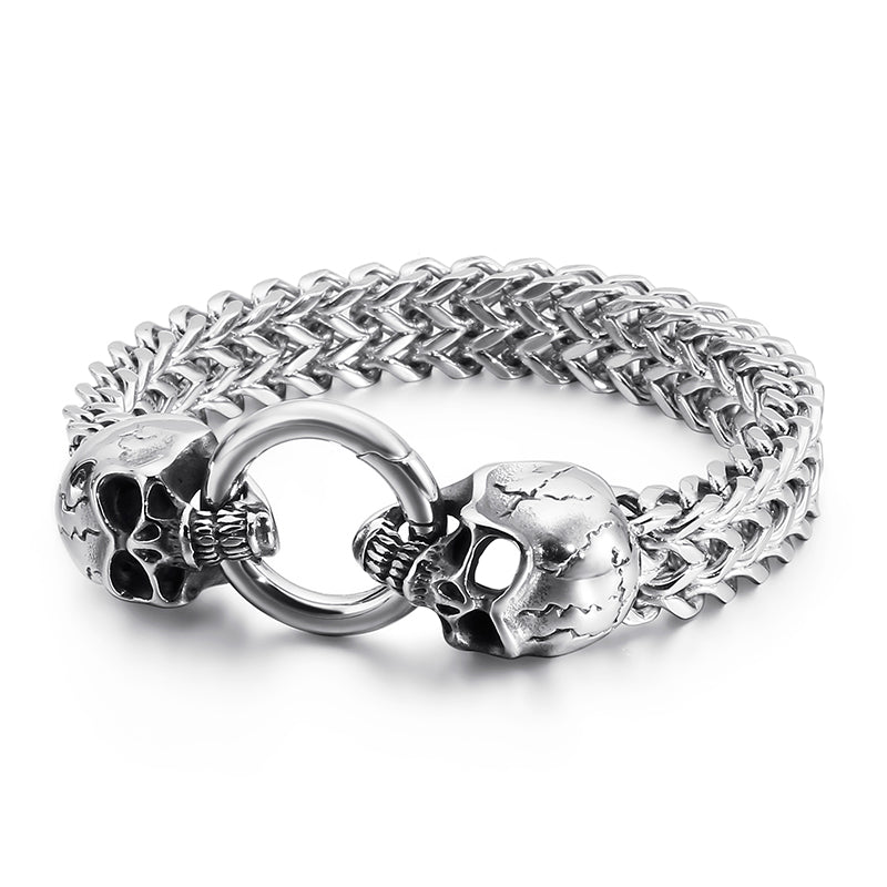 Skull Titanium Steel Men's Domineering Bracelet – Jewelry Gift Ideas — 1