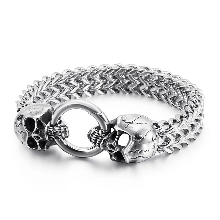 Skull Titanium Steel Men's Domineering Bracelet – Jewelry Gift Ideas — 1