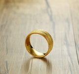 Color Scrub Titanium Steel Ring – Thoughtful Gifts — 6