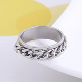 Men's Chain Stainless Steel Ring – Gifts for Him — 4