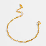 European And American Water Wave Chain Titanium – Small Gift Ideas — 4