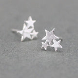 925 sterling silver Star Stud Earrings – Birthday Gifts — 3