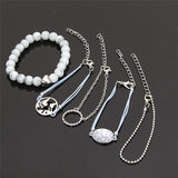 Fashion Alloy Map Little Turtle Seagull Bracelet Set – Stylish Gifts — 5