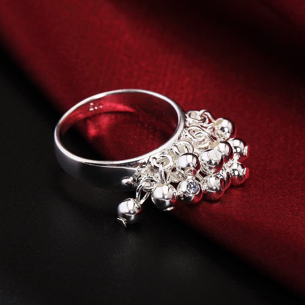 Fashionable Silver Jewelry Women's Grape Ring – Jewelry Gift Ideas — 1