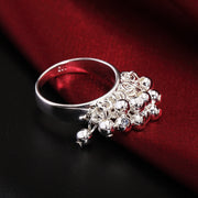 Fashionable Silver Jewelry Women's Grape Ring – Jewelry Gift Ideas — 1