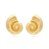 Exaggerated Beach Style Alloy Conch Earrings – Stylish Gifts — 9