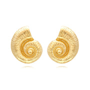 Exaggerated Beach Style Alloy Conch Earrings – Stylish Gifts — 9