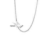Women's 26 Initial Letter Necklace Simple – Jewelry Gift Ideas — 20