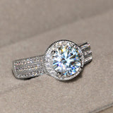 Classic Lotus Diamond Ring for Wedding Diamond – Gifts for Couples — 4