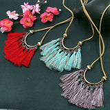 Fringe long necklace fashion – Stylish Gifts — 3