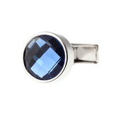 Exquisite Blue Crystal Cufflinks For Men And Women – Gifts for Him — 2