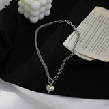 Heart Shaped Pendant Necklace With European – Jewelry Gift Ideas — 5
