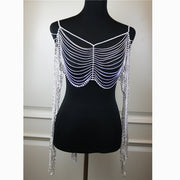 Shiny Multilayer Rhinestone Body Chain Nightclub – Unique Gift Ideas — 4