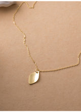 Diamond Curved Pendant Necklace – Jewelry Gift Ideas — 3