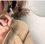 Geometric minimalist irregular ring design sense – Gifts for Her — 5