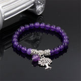 Natural Purple SPAR Hand Chain tree Pendant – Jewelry Gift Ideas — 3