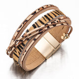 Alloy Magnet Horsehair Bracelet Leopard Print – Jewelry Gift Ideas — 7