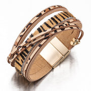 Alloy Magnet Horsehair Bracelet Leopard Print – Jewelry Gift Ideas — 7