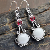 White Moonstone Earrings – Practical Gifts — 4
