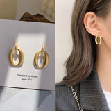 High sense net red earrings earrings – Stylish Gifts — 3