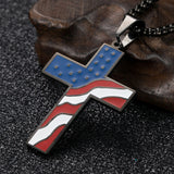 Flag Cross Necklace – Jewelry Gift Ideas — 4