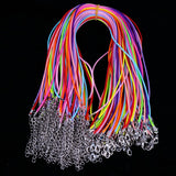 Rope Leather Rope Wax Thread Necklace Rope Black – Jewelry Gift Ideas — 7