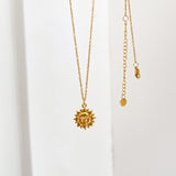 French Vintage Embossed Sun And Moon Short – Jewelry Gift Ideas — 4