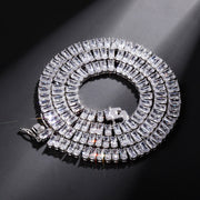Rectangular Zircon Hip Hop Necklace For Men – Jewelry Gift Ideas — 1