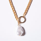 Single-Layer Chain Round Pendant Necklace Female – Jewelry Gift Ideas — 5