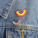 Creative rainbow cloud badge brooch – Jewelry Gift Ideas — 14