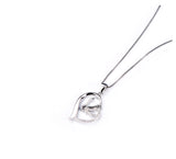 Sterling Silver Double Head Horse Heart Necklace – Jewelry Gift Ideas — 4