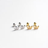 Crown Zircon Stud Earrings – Holiday Gift Ideas — 1