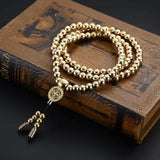 Stainless steel thunderbolt beads necklace – Jewelry Gift Ideas — 6