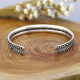 Handmade 925 Silver Bracelet Opening Thai Silver – Jewelry Gift Ideas — 10