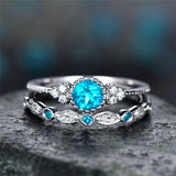 2pcs Colored Diamond Rings Rhinestones Ring – Surprise Gifts — 8