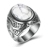 Men's Fashion Simple Personality Set Turquoise Ring – Stylish Gifts — 3