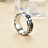 Men's And Women's Fashion Stainless Steel ECG Rings – Stylish Gifts — 1