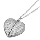 Necklace With Blank Heart Heat Transfer Angel – Jewelry Gift Ideas — 5