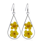 Transparent Natural Dried Flower Earrings – Everyday Gifts — 4