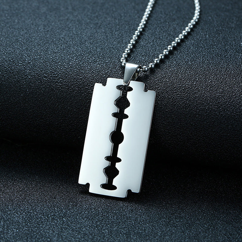 Shaver pendant men's titanium steel jewelry – Jewelry Gift Ideas — 1