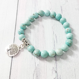 Tree of Life Turquoise Tumbled Healing Stone – Jewelry Gift Ideas — 1
