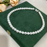 Freshwater Pearl Necklace Extremely Strong Light – Jewelry Gift Ideas — 1