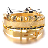 Micro-inlaid zircon bracelet Punk bracelet – Jewelry Gift Ideas — 5
