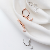 Asymmetrical Star Moon Sweet Earrings – Surprise Gifts — 1