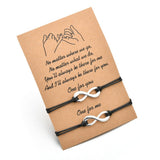 Card Bracelet Simple Alloy Figure 8 Hand Woven – Jewelry Gift Ideas — 3
