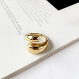 Brass Vacuum Plating 18K Gold Ring Female Fashion – Stylish Gifts — 11